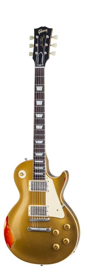 Gold over Cherry Sunburst